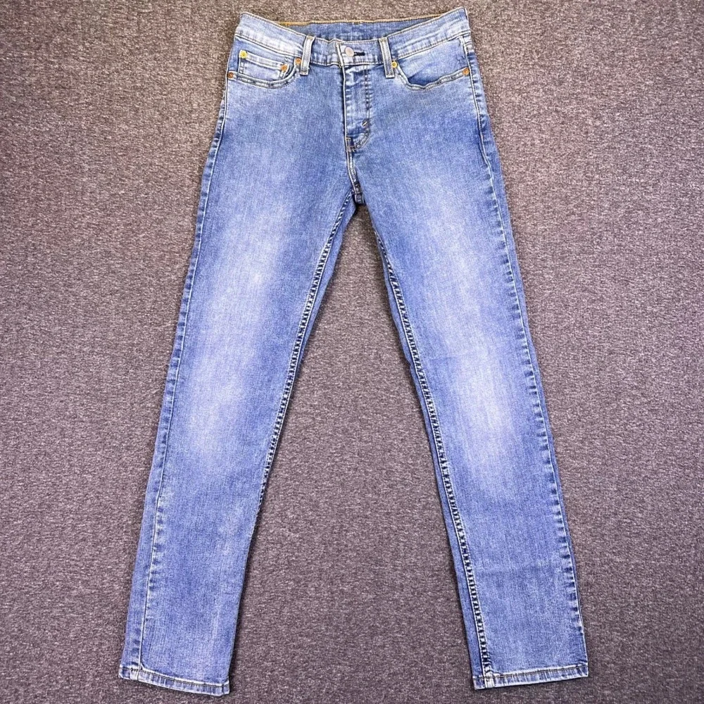Levis 511 Jeans‎ Mens 29x31 Blue Marble Fade Slim Stretch Denim Classic Casual